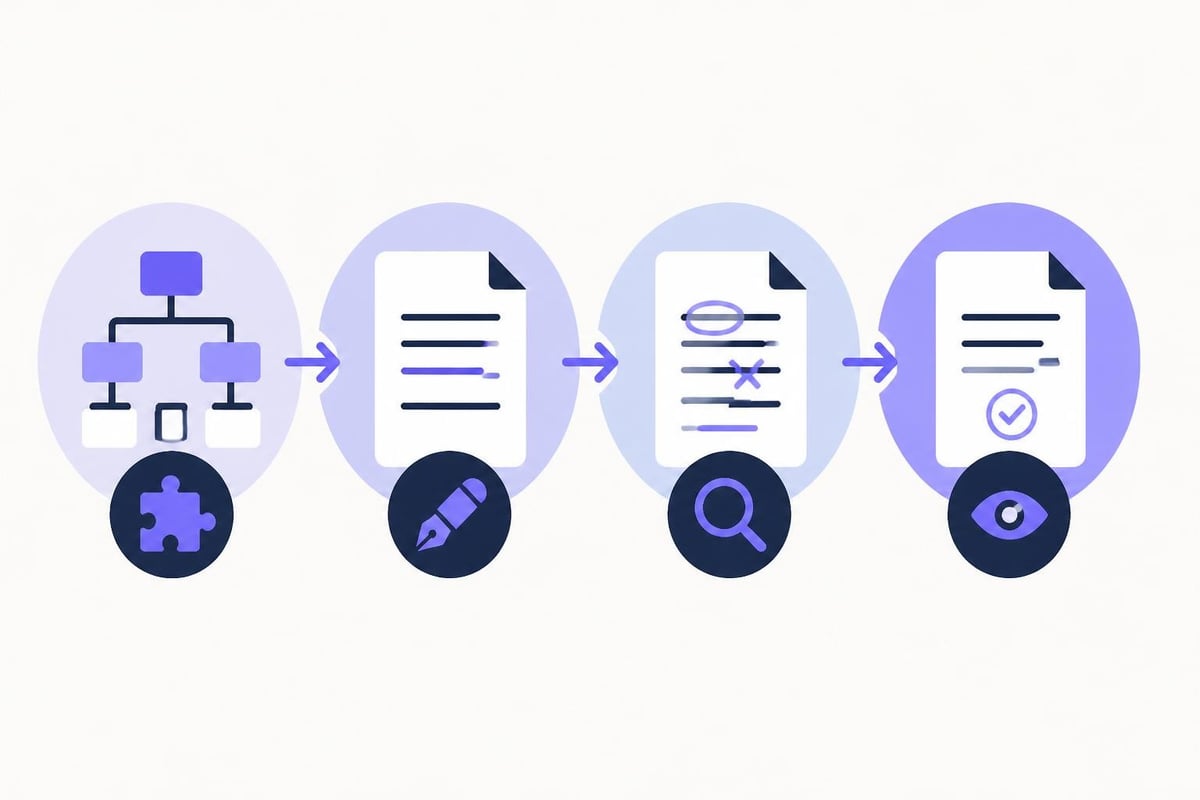 Editing stages in the publishing process