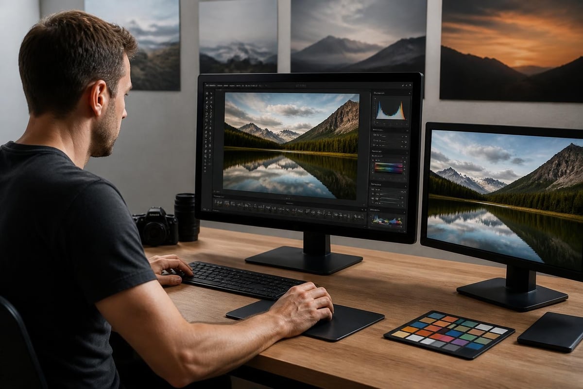 Photo doctoring workflow stages