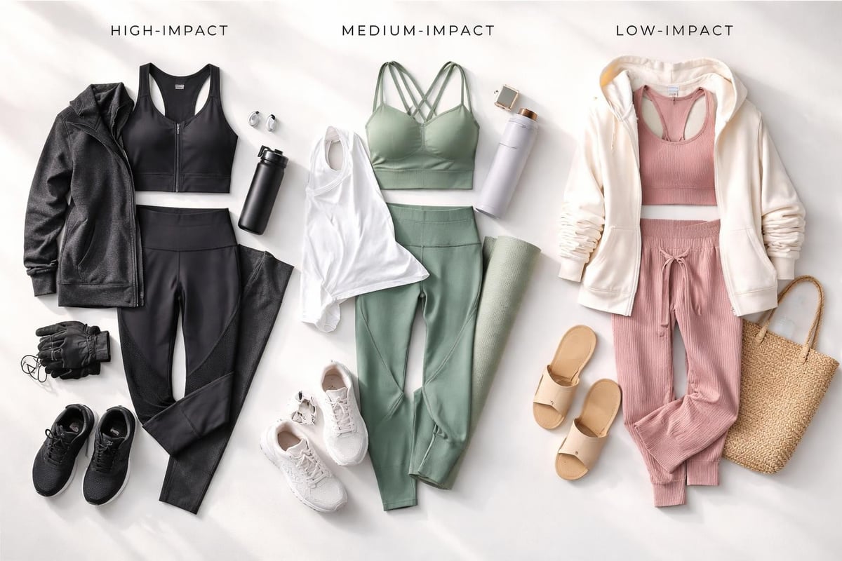 Complete fitness wardrobe coordination