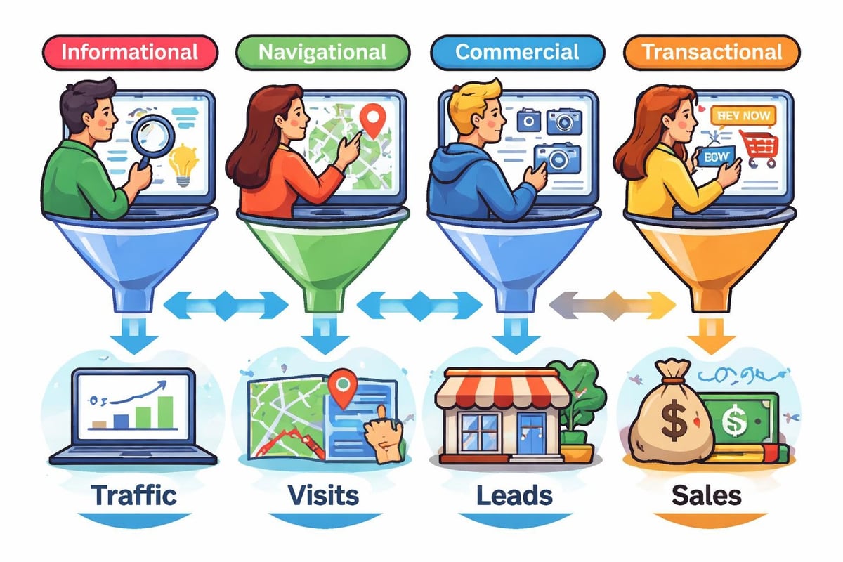 Traffic quality and conversion intent