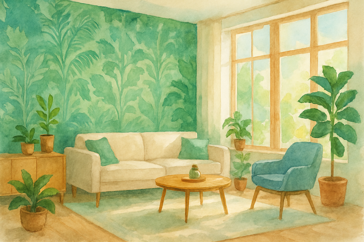 The Rise of Green Wallpaper: Why It’s Trending in 2025