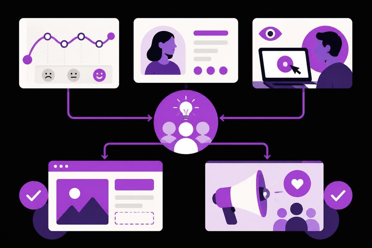 UX research informing marketing strategy