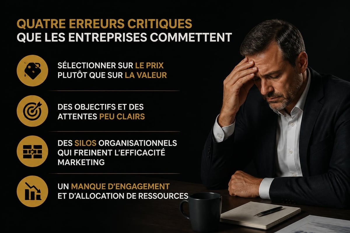 Common mistakes in marketing firm collaboration