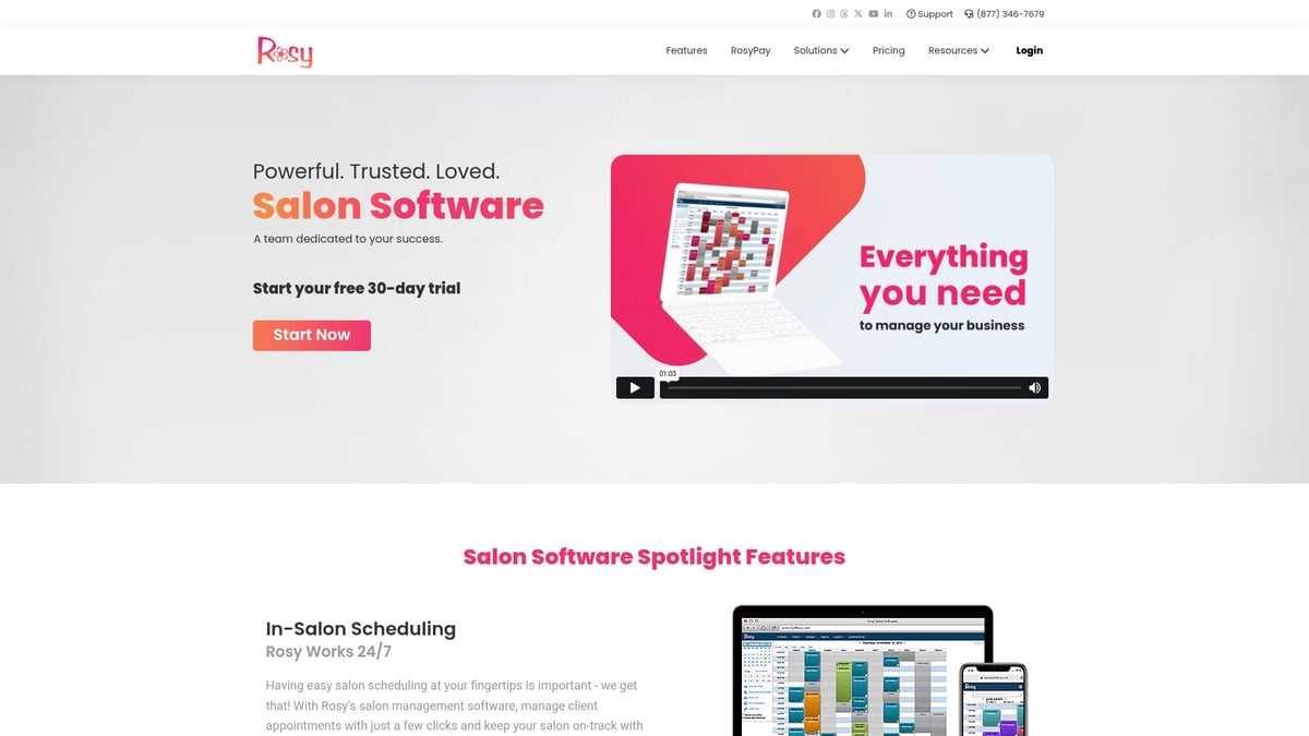 9 Essential Best Beauty Salon Management Software Picks 2026 - Rosy Salon Software