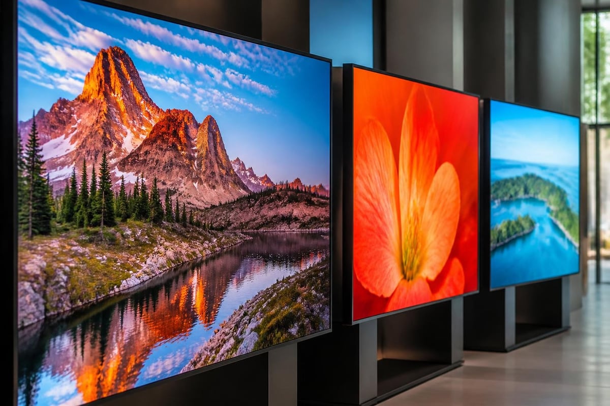 Digital signage technology comparison