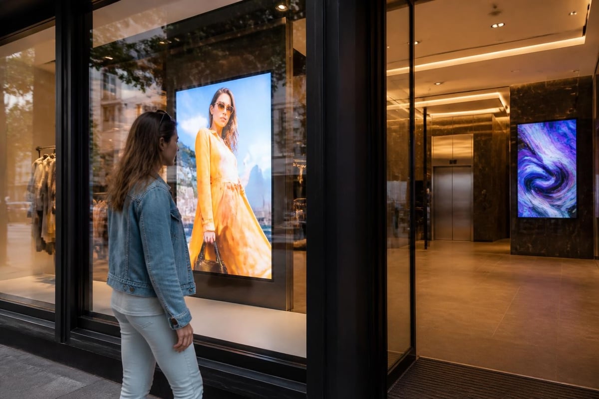Brightness requirements for digital signage