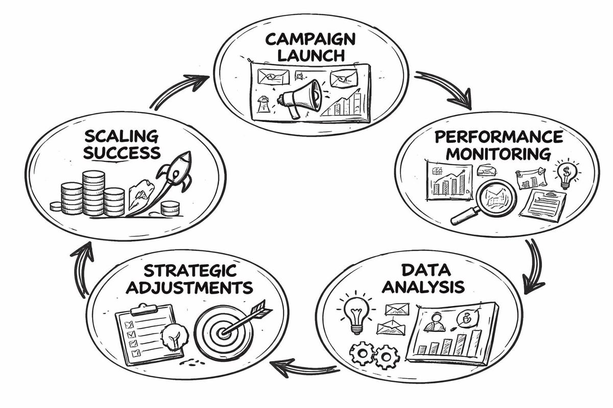 Paid advertising optimization workflow