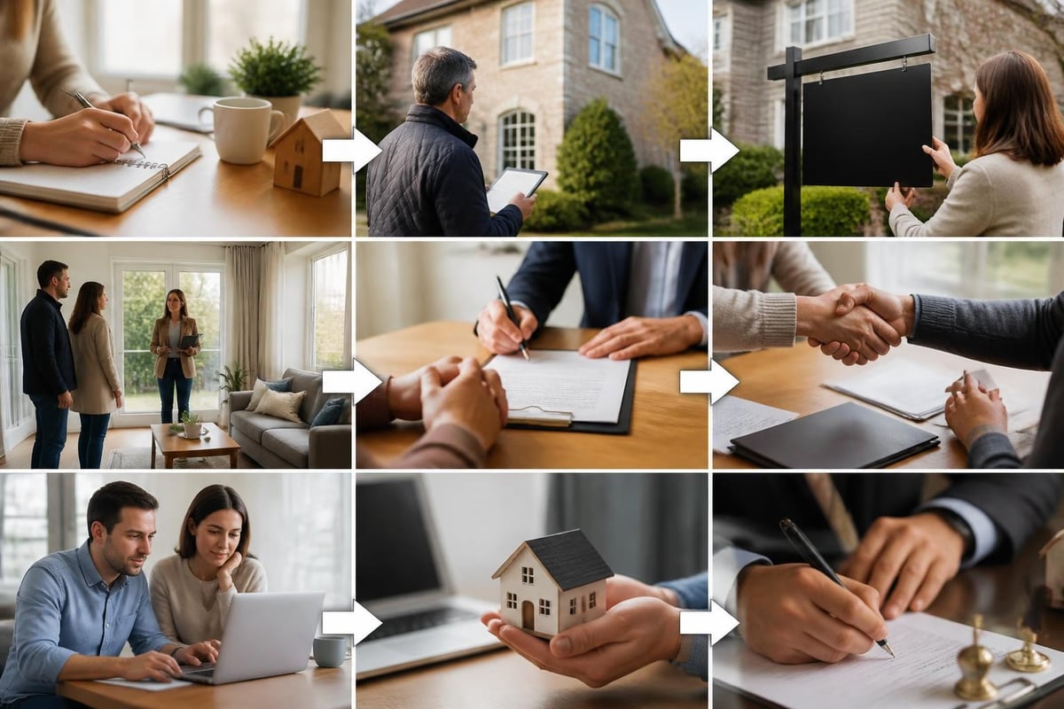 Timeline vente immobilière