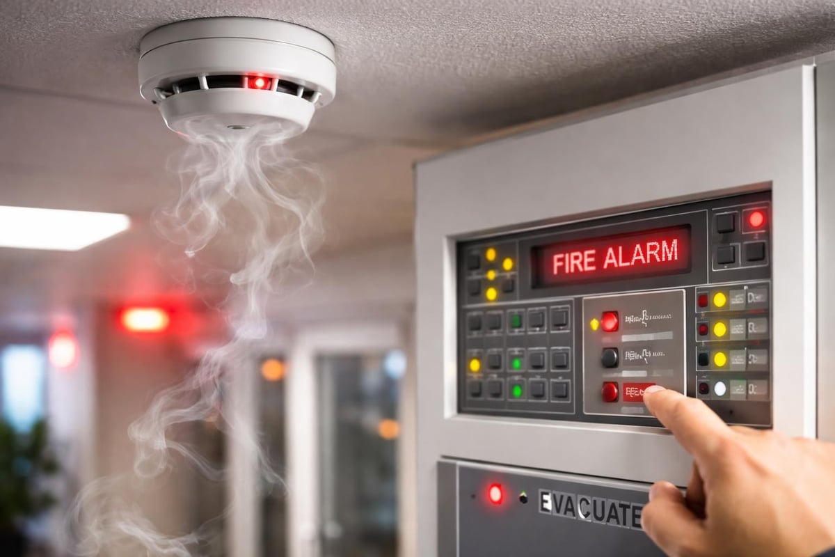 Fire detection system workflow