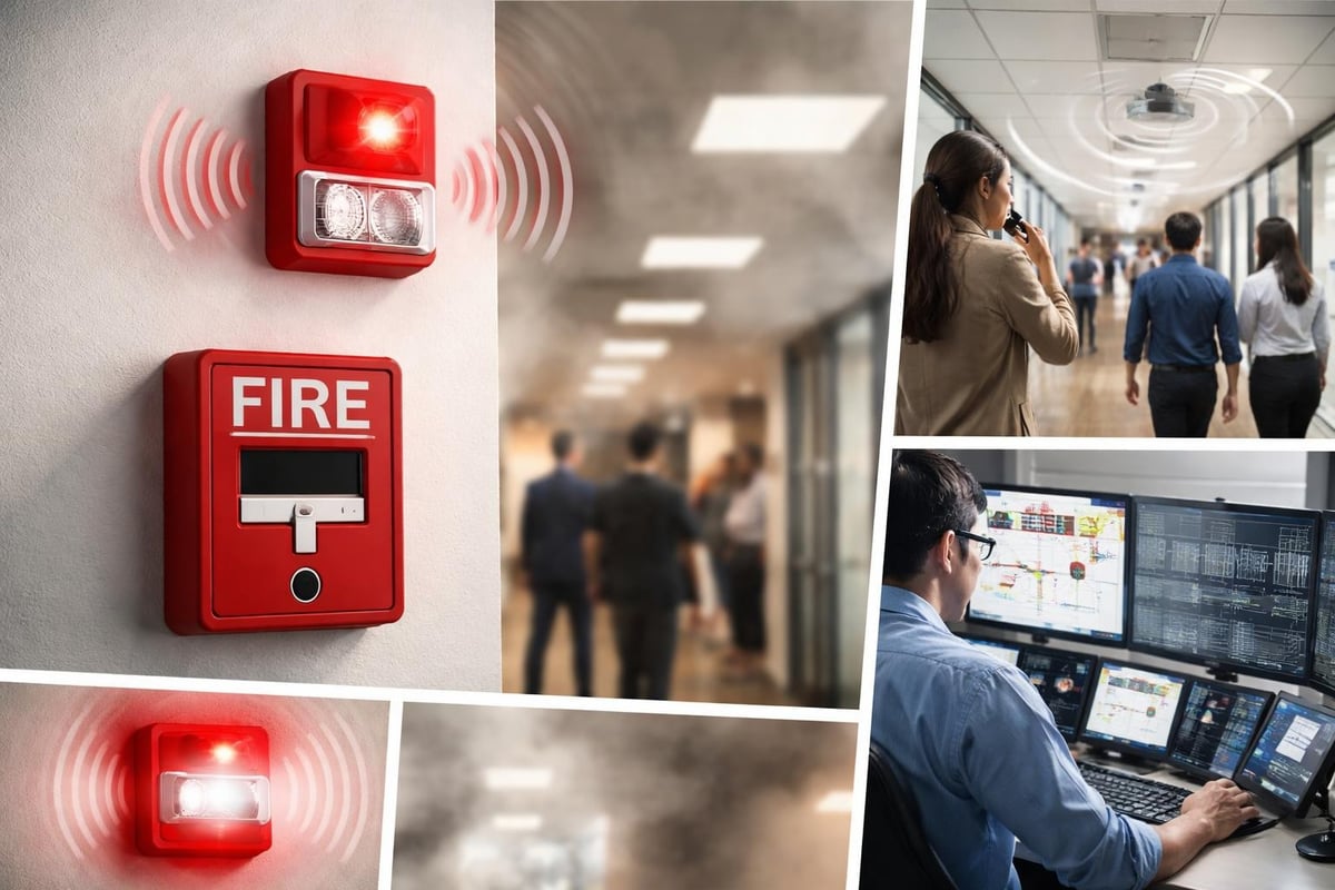 Fire alarm notification process