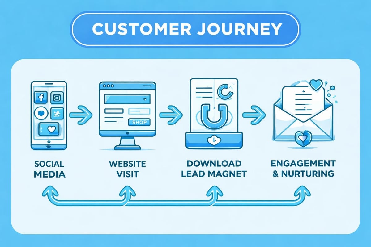 Multi-channel acquisition funnel