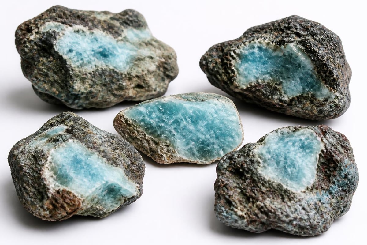Larimar stone formation