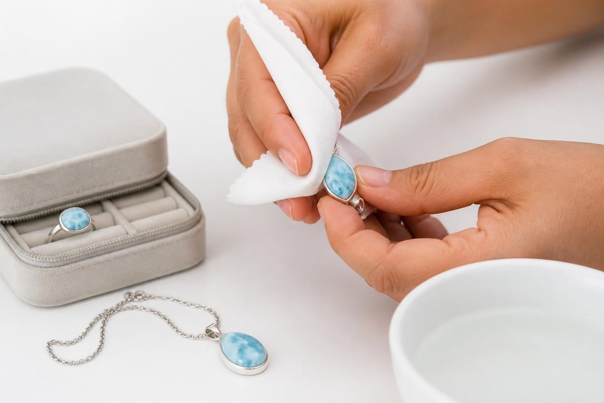 Larimar care methods