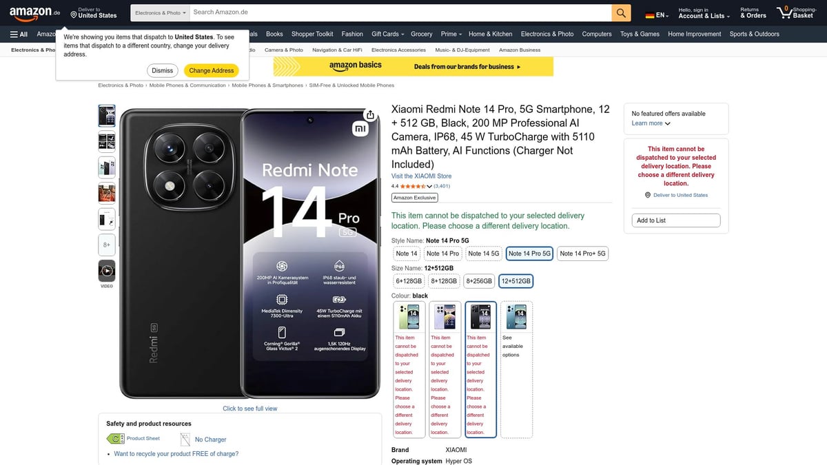 Top 8 Amazon Black Friday Sales 2026, Die Du Nicht Verpassen Solltest - 5. Xiaomi Redmi Note 14 Pro 5G – Top-Smartphone zum Sparpreis