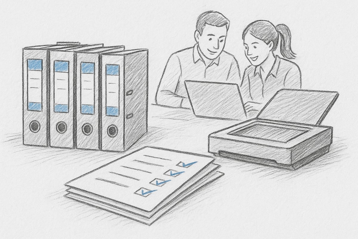 Vorbereitung: So machen Sie Ihre Ordner digitalisierungsbereit