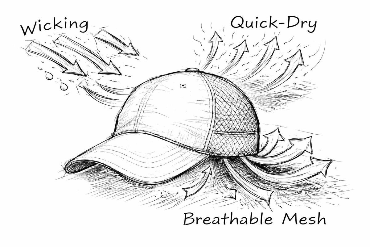 Running hat material technology