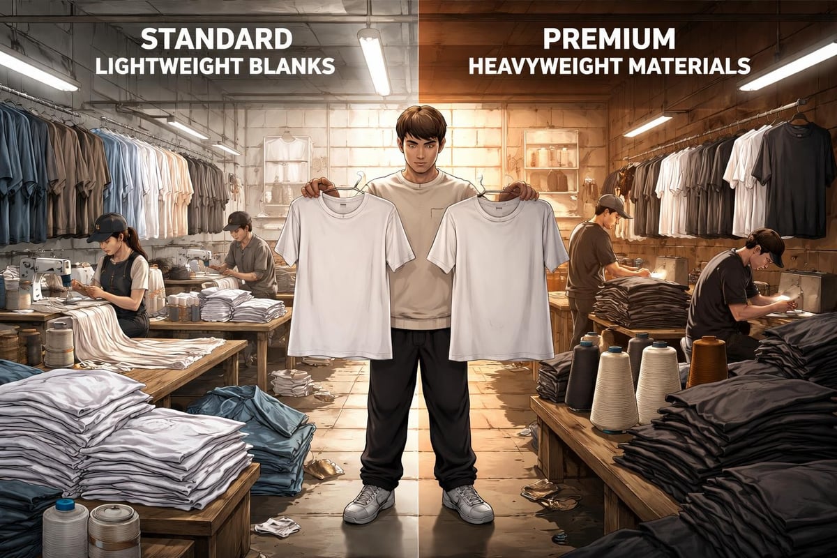 Streetwear fabric quality comparison