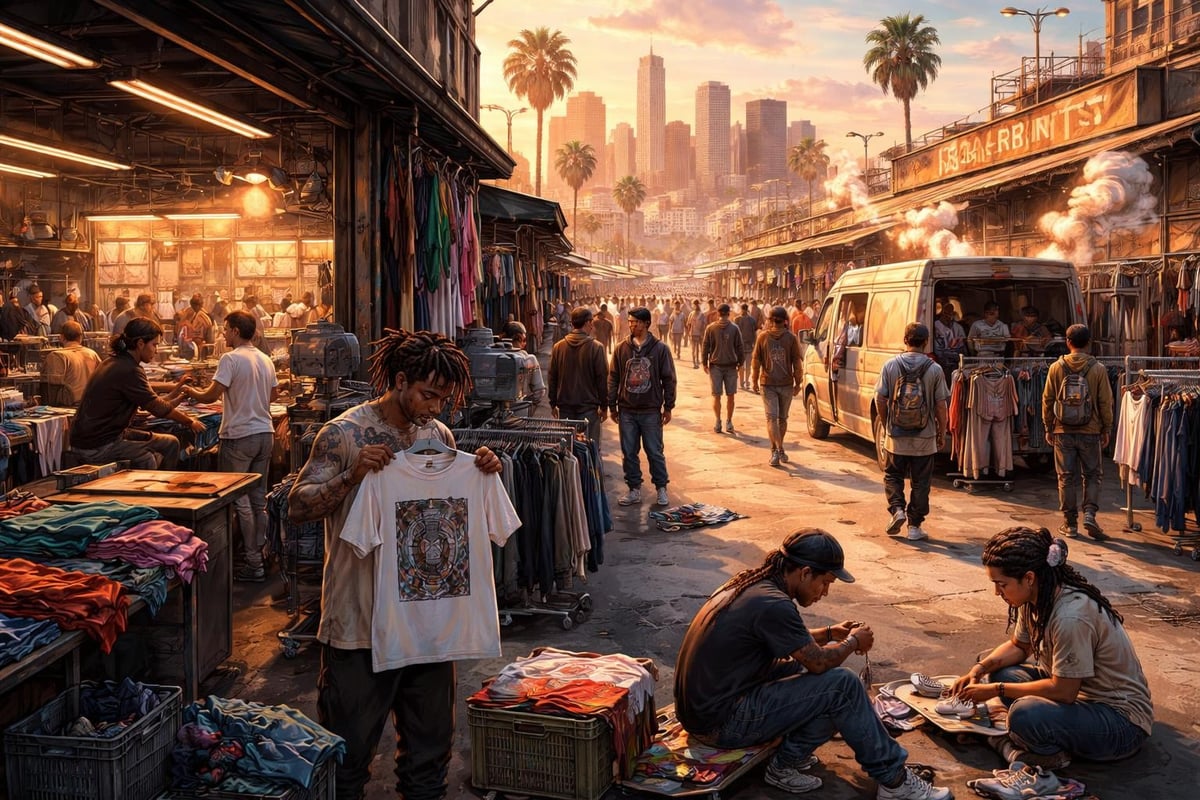 LA streetwear culture meets manufacturing