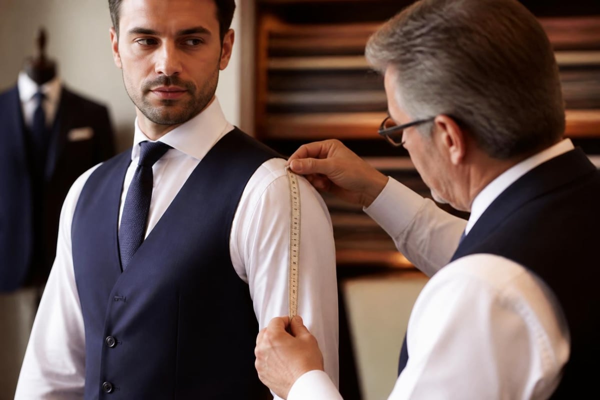 Bespoke tailoring measurement process