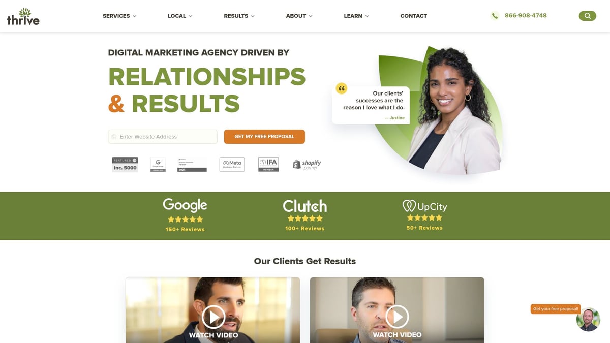 9 Essential Marketing Agency Near Me Picks for 2026 - Thrive Internet Marketing Agency