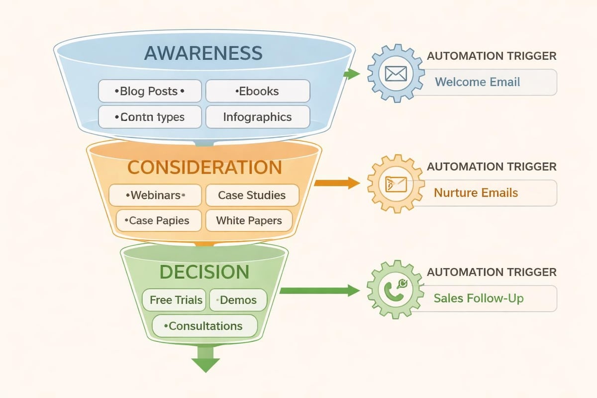 Lead journey stages