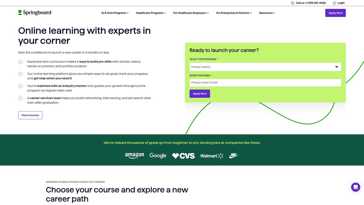 9 Essential Artificial Intelligence Coaching Near Me Options 2026 - Springboard AI Coaching