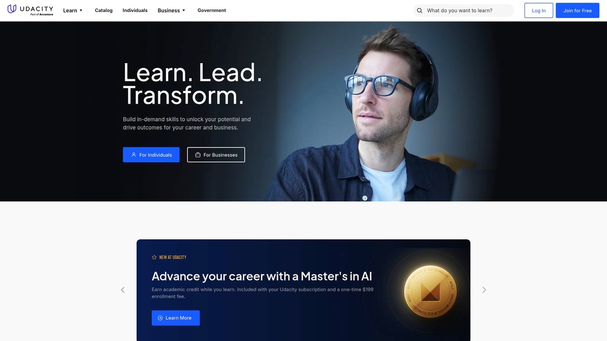 9 Essential Artificial Intelligence Coaching Near Me Options 2026 - Udacity AI Mentorship