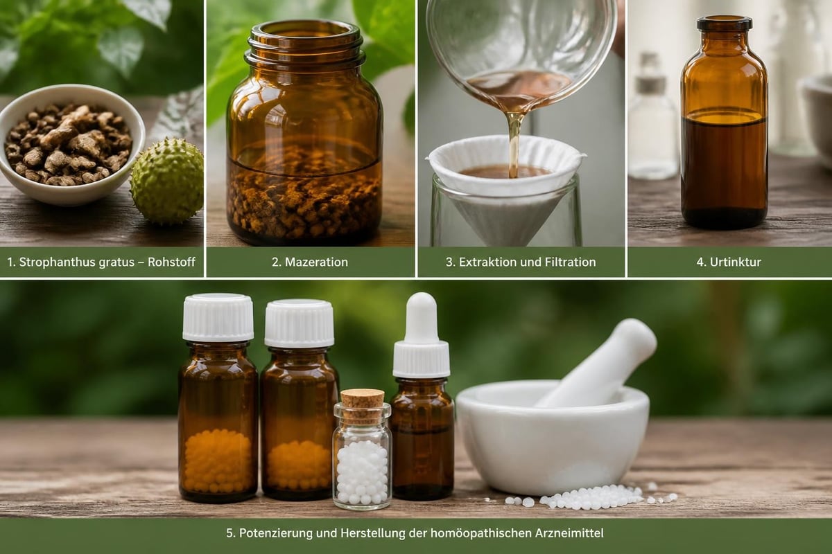 Homöopathische Verarbeitung
