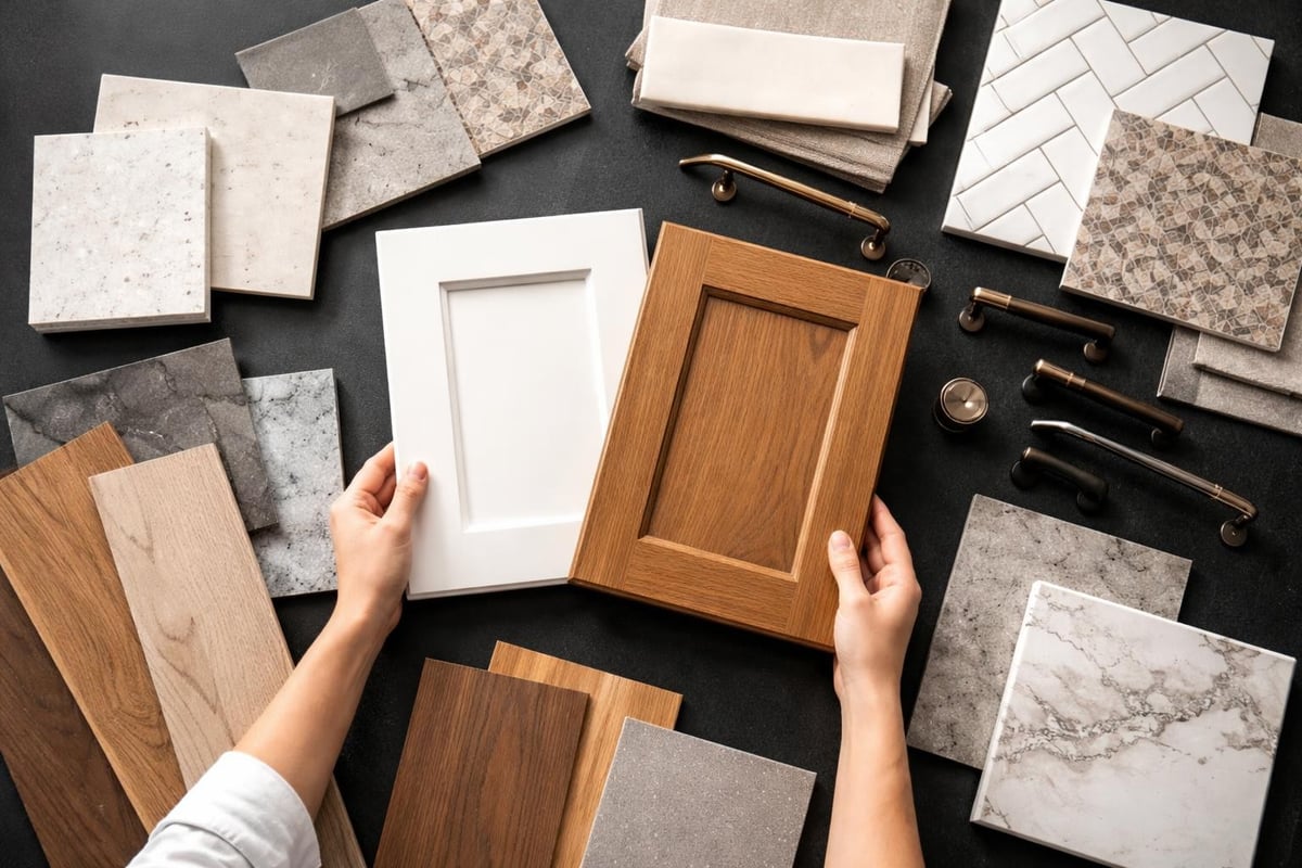 Kitchen materials and finishes