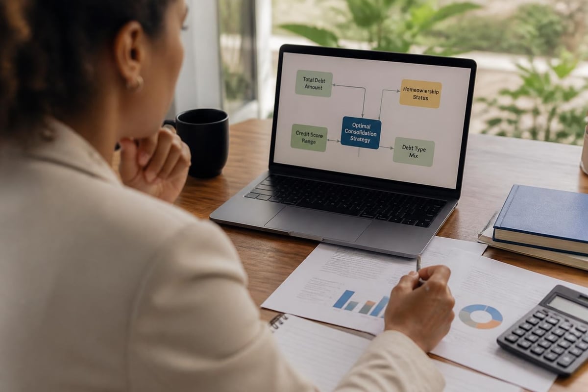 Debt consolidation decision tree