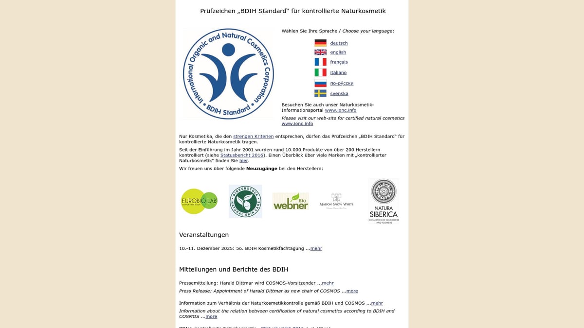 7 Cosmetique Bio Label À Connaître Absolument En 2026 - BDIH