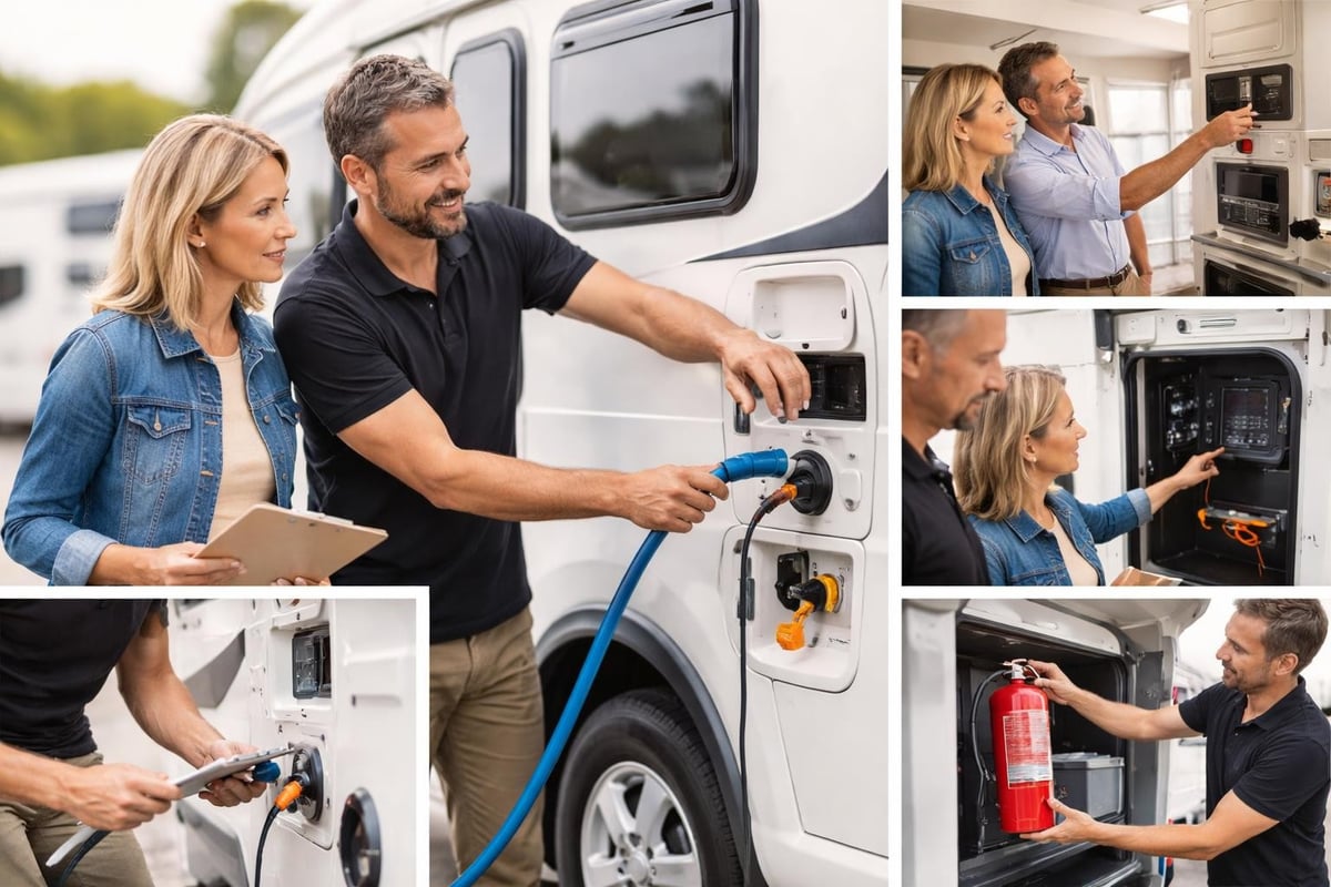 Campervan handover process