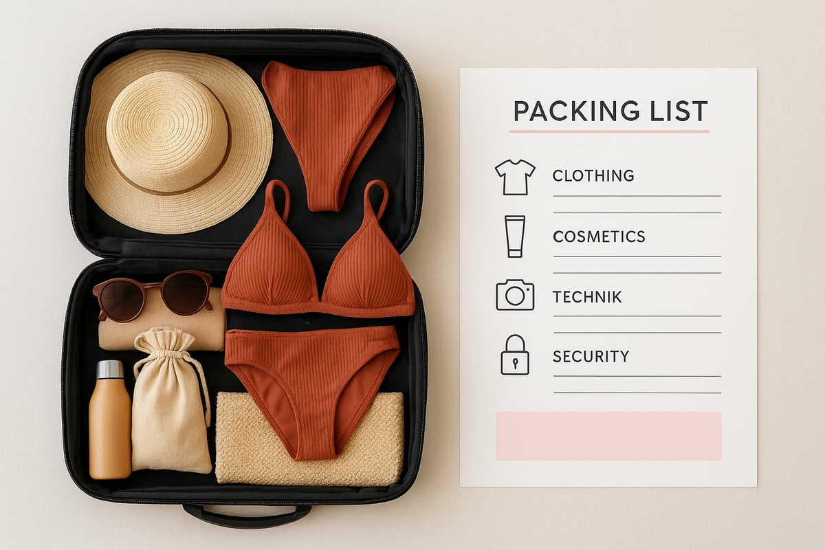 Packliste & Organisation für den Strandurlaub