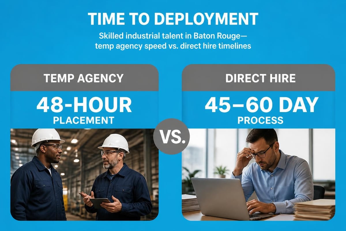 Hiring timeline comparison