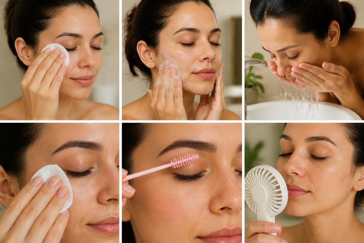 Daily lash extension maintenance routine