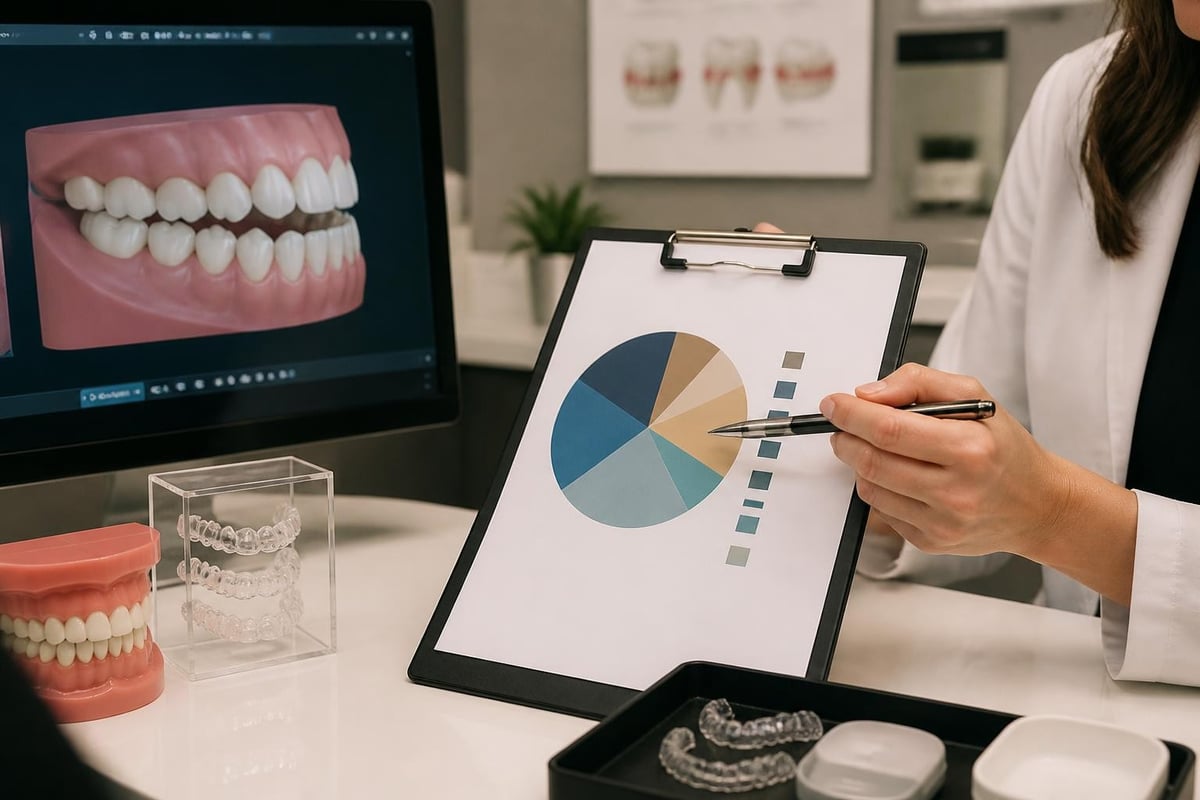 Clear aligner cost factors