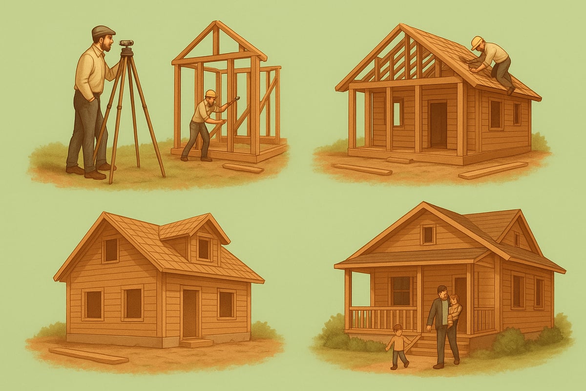 Building Process: Step-by-Step Guide to Your All Wooden House