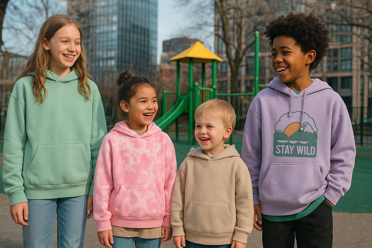 Collegetakki lasten muodissa 2026