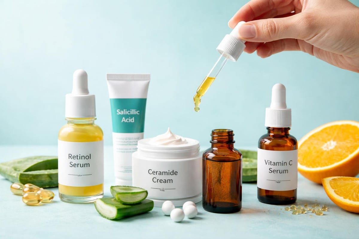 Solutions skin care ingredient selection