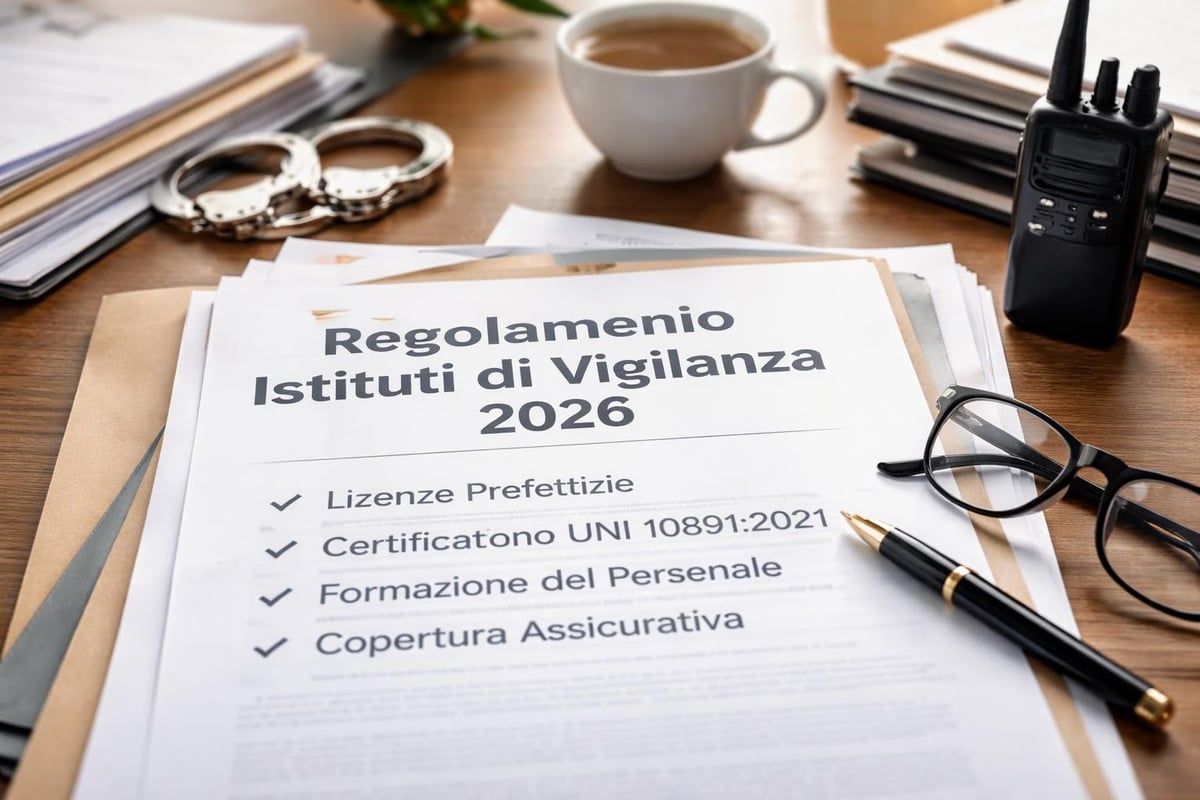 Normative vigilanza privata 2026