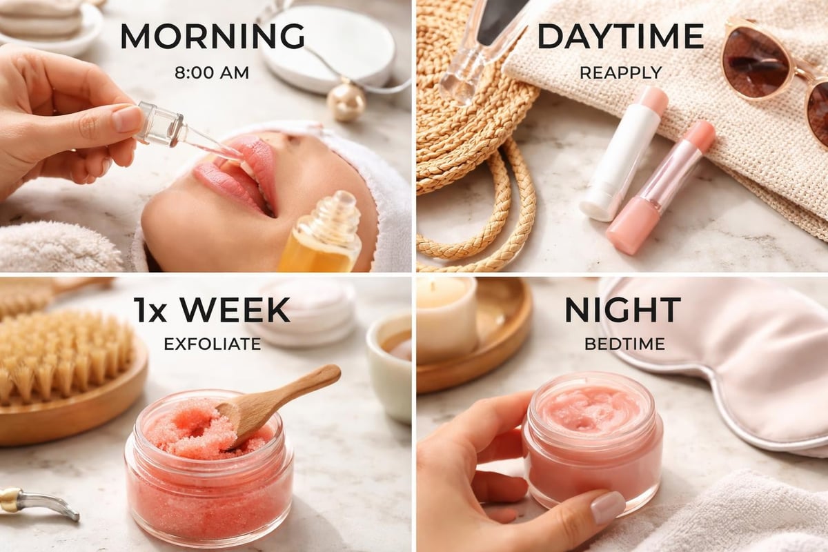 Complete lip care routine