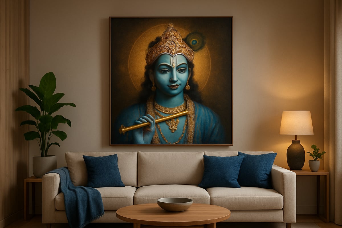 Incorporating Krishna Paintings into Modern Home Décor