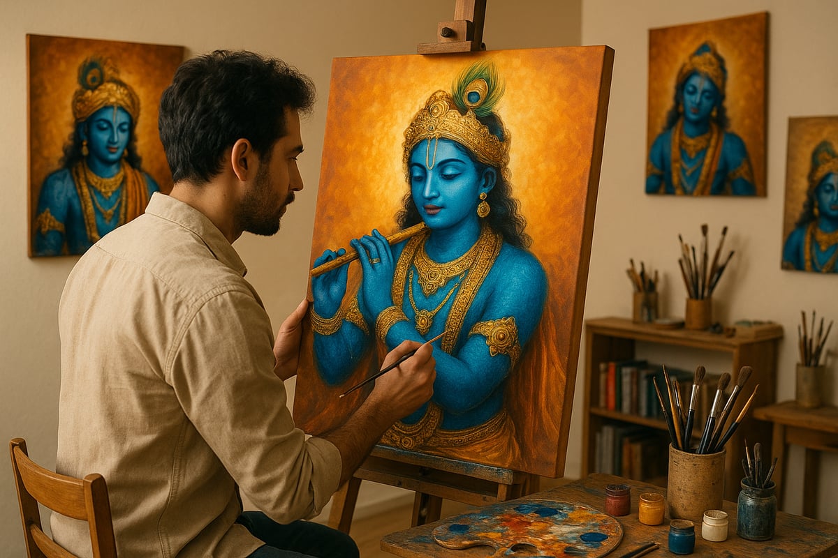 The Enduring Allure of Lord Krishna in Art