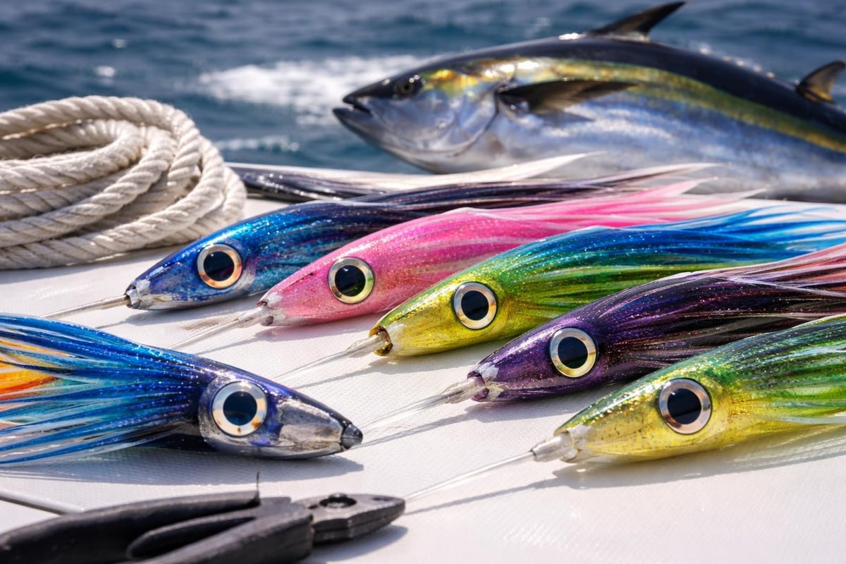 Tuna lure color theory