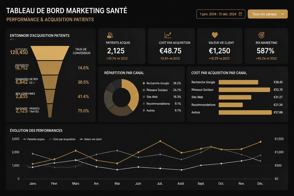 Marketing performance dashboard