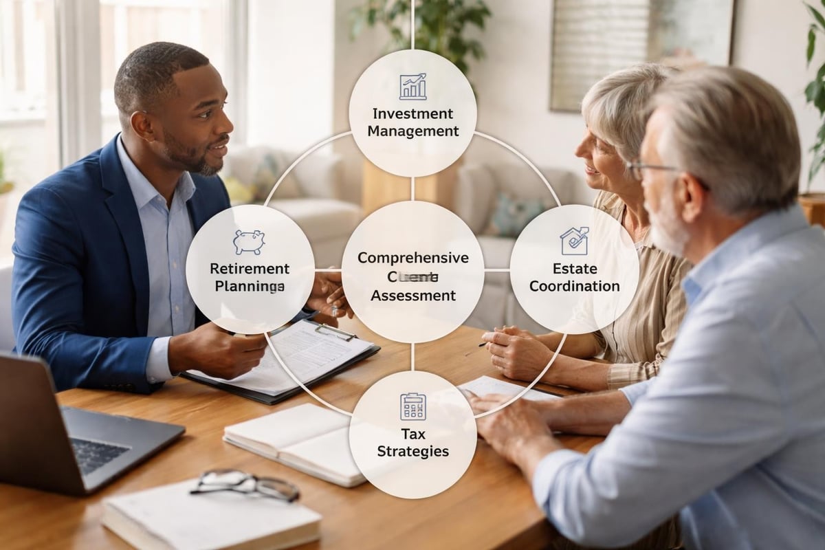 Integrated financial planning components