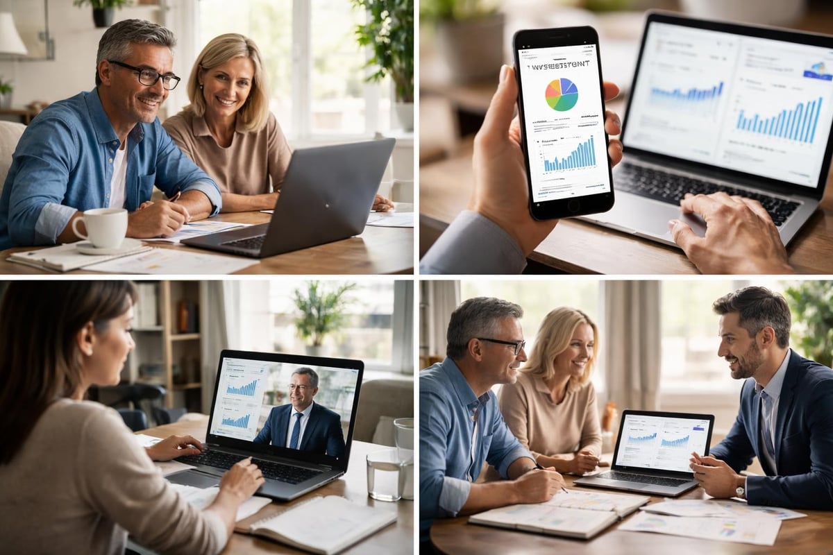 Virtual financial advisory workflow