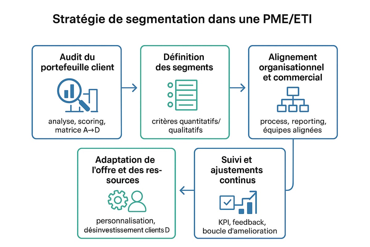 Les étapes clés pour construire et déployer sa segmentation (Méthode chronologique)