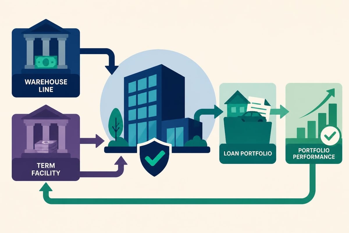 Lender finance structure