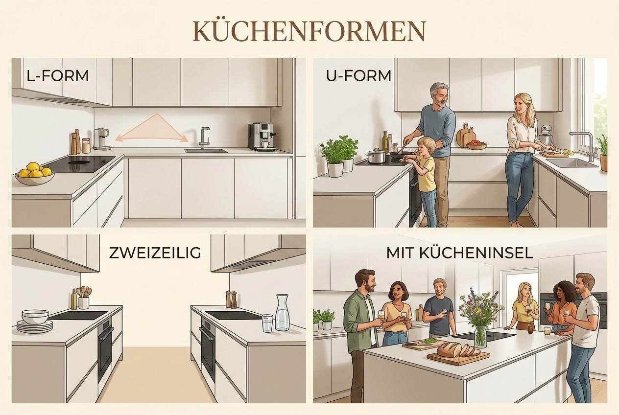Küchenformen Vergleich